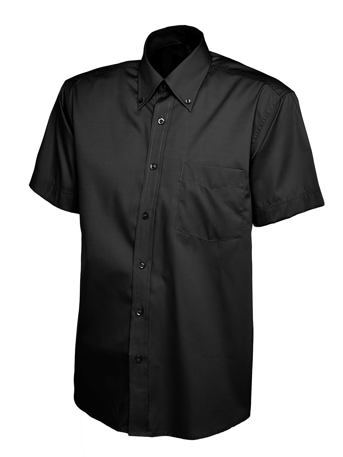UC702 Men’s Pinpoint Oxford Half Sleeve Shirt | Wrinkle-Free