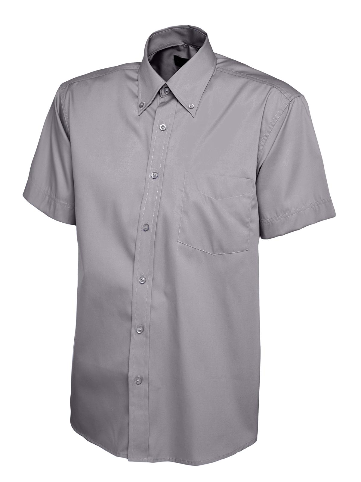 UC702 Men’s Pinpoint Oxford Half Sleeve Shirt | Wrinkle-Free