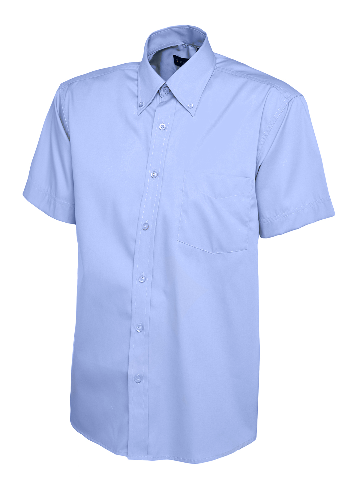 UC702 Men’s Pinpoint Oxford Half Sleeve Shirt | Wrinkle-Free