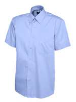 UC702 Men’s Pinpoint Oxford Half Sleeve Shirt | Wrinkle-Free