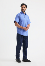 UC702 Men’s Pinpoint Oxford Half Sleeve Shirt | Wrinkle-Free