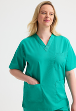 UC921 Scrub Tunic – V-Neck, Multi-Colour, Sizes XS-4XL