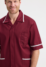 UC924 Men’s Heavyweight Tunic – Contrast Trim, XS–6XL