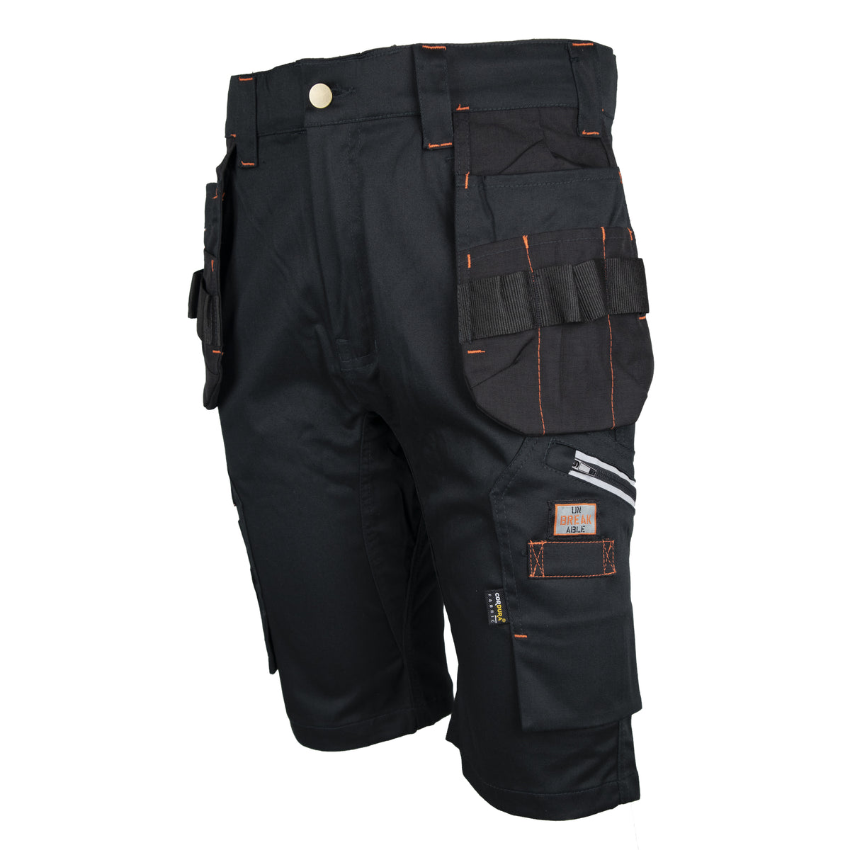 U236 Unbreakable Reflex Pro Black Work Shorts