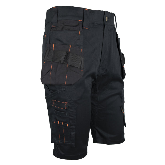 U236 Unbreakable Reflex Pro Black Work Shorts