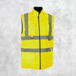 Step Ahead Hi-Viz Reversible Bodywarmer