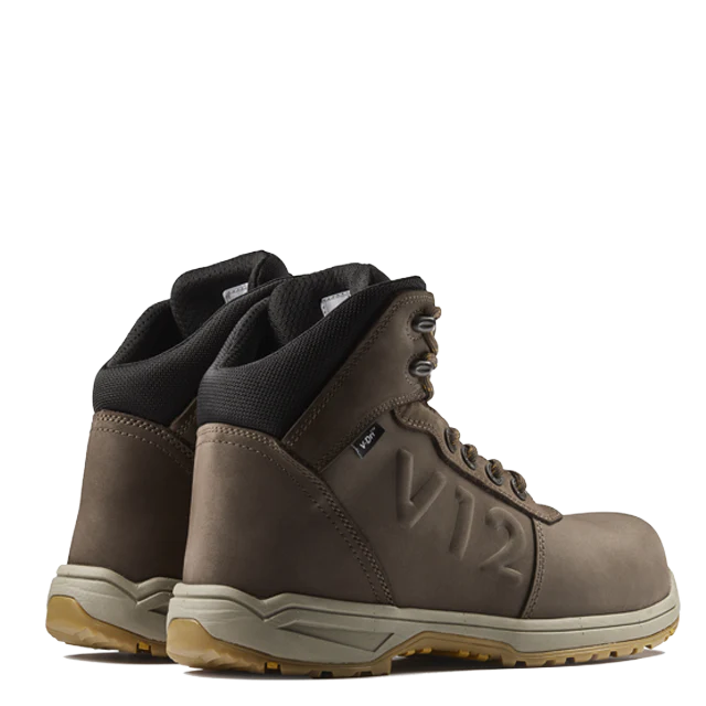 V2135 Lynx Women’s Waterproof Safety Boots – Brown, Lightweight & Slip-Resistant