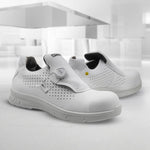 Sievi Vent White Roller Safety Shoe - ESD S1