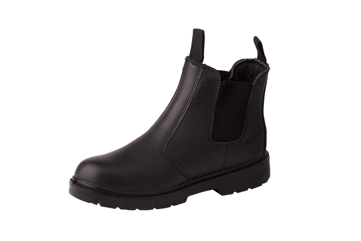 Workforce WF17-P Black Leather Safety Dealer Boot – S1P | SRC | Steel Toe