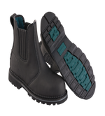 A21-DEFENDER Black Chelsea Safety Boot – S3 SRC HRO Work Footwear