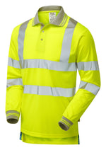 PULSAR Protect Hi-Vis Long Sleeve Polo Shirt Yellow P458-R