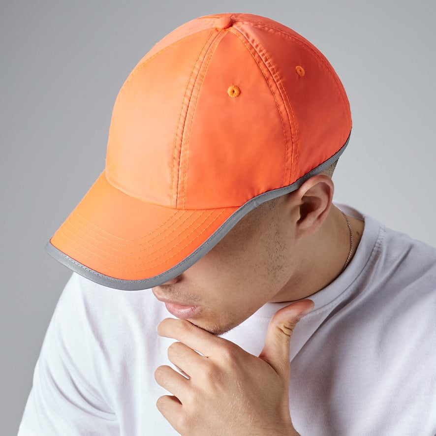 BB35 Beechfield Enhanced Hi-Viz Baseball Cap