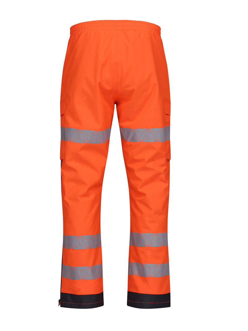 Hi-Vis Orange Waterproof Overtrousers Unisex RCT803-ORG