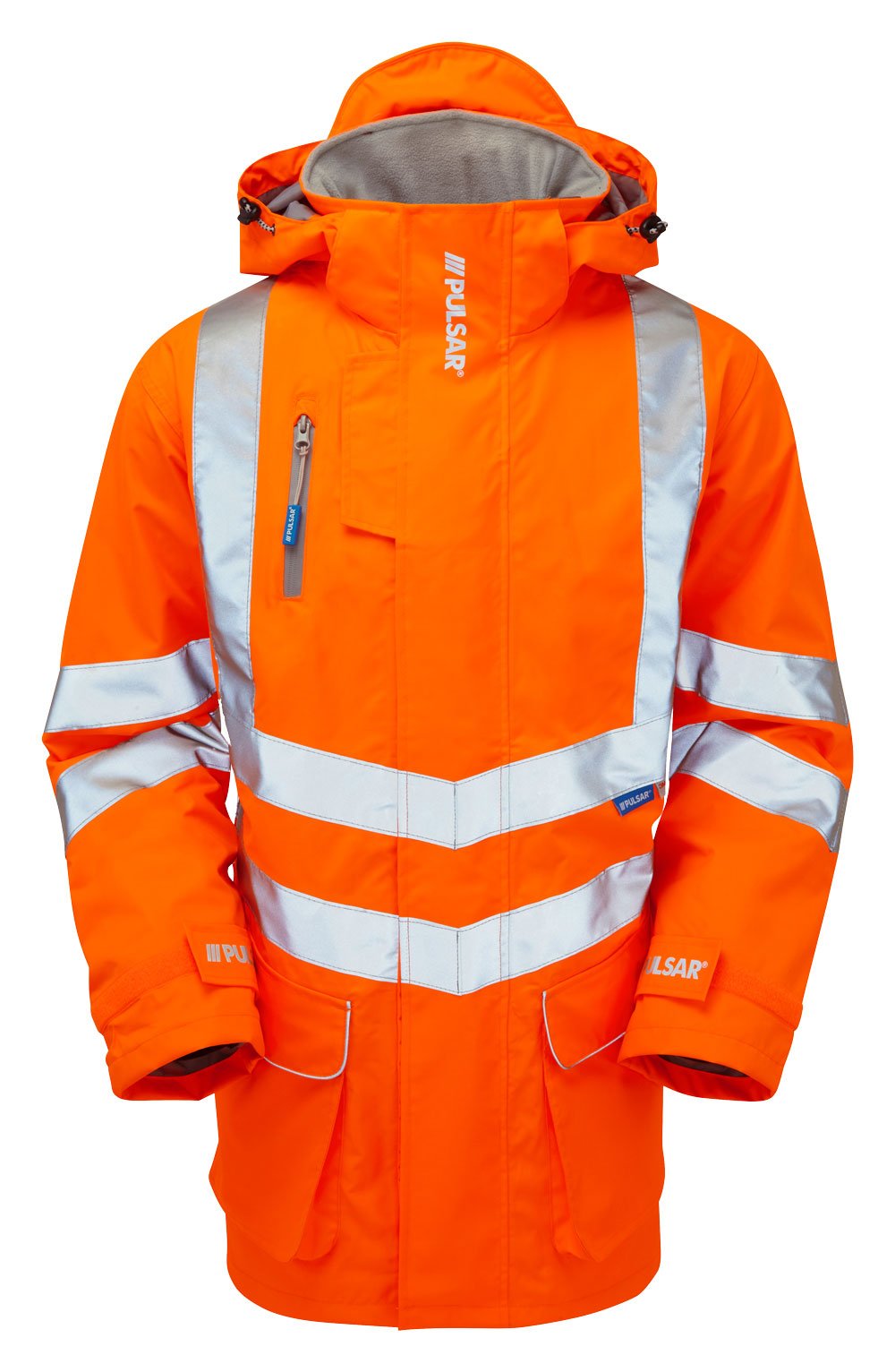 PULSAR Protect Hi-Vis Padded Storm Coat Orange PR502-R