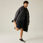 Unisex Pro Changing Robe | Slate Grey Black