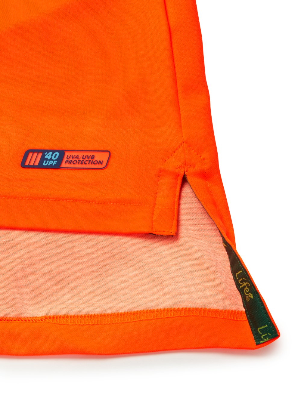PULSAR LIFE Hi-Vis Orange Long Sleeve Polo LFE926-NB-ORG