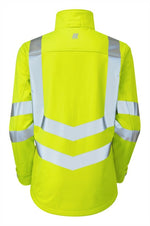 Women's Hi-Vis Yellow Softshell Jacket Windproof P706-YEL