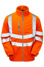 PULSAR PROTECT Orange Interactive Fleece Jacket PR508-R
