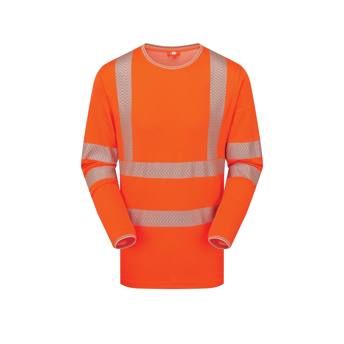 PULSAR LIFE Hi-Vis Orange Bamboo Long Sleeve T-Shirt LFE936