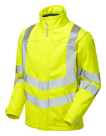 Hi-Vis Yellow Interactive Softshell Jacket Windproof P534-YEL