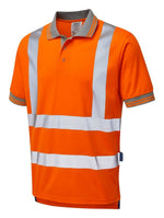 PULSAR Protect Hi-Vis Short Sleeve Polo Shirt Orange PR176-R
