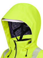 Women's Hi-Vis Yellow Waterproof Shell Jacket RCT850-YEL