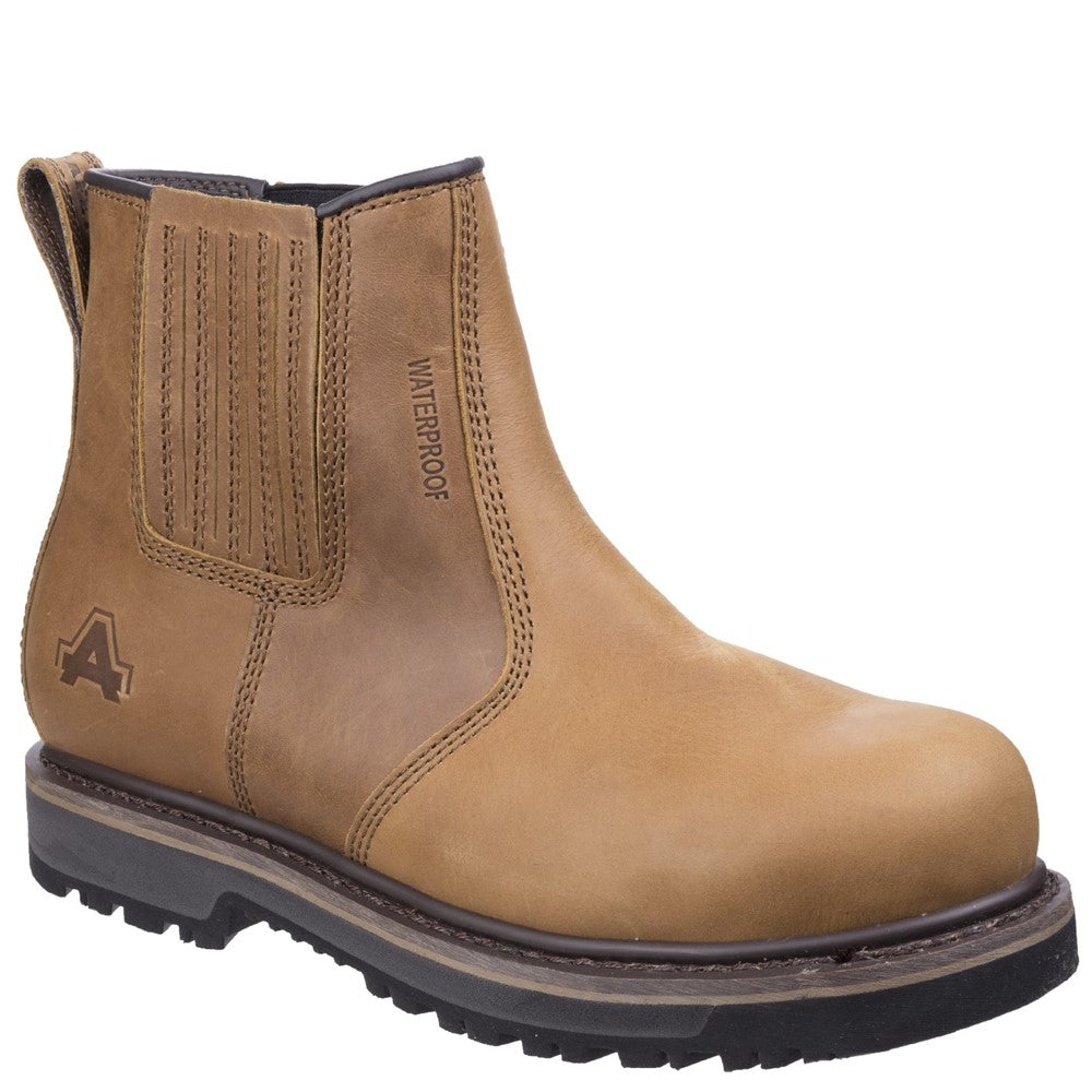 Amblers AS232 Worton Tan waterproof Safety Dealer Boot - S3