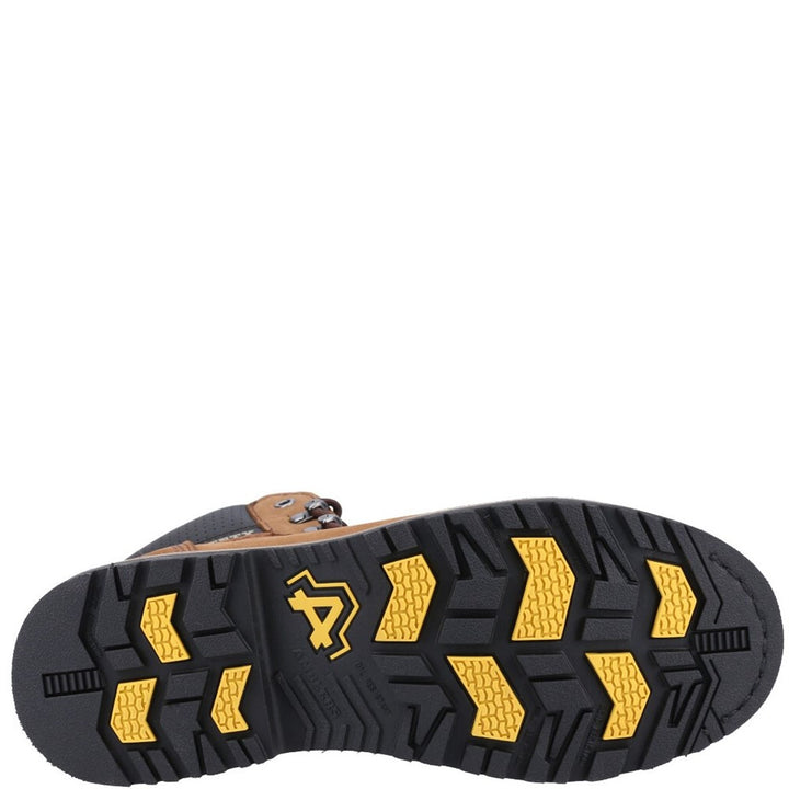 Amblers AS233 Austwick Waterproof Lace-Up Safety Boot – Steel Toe & PU/Rubber Sole