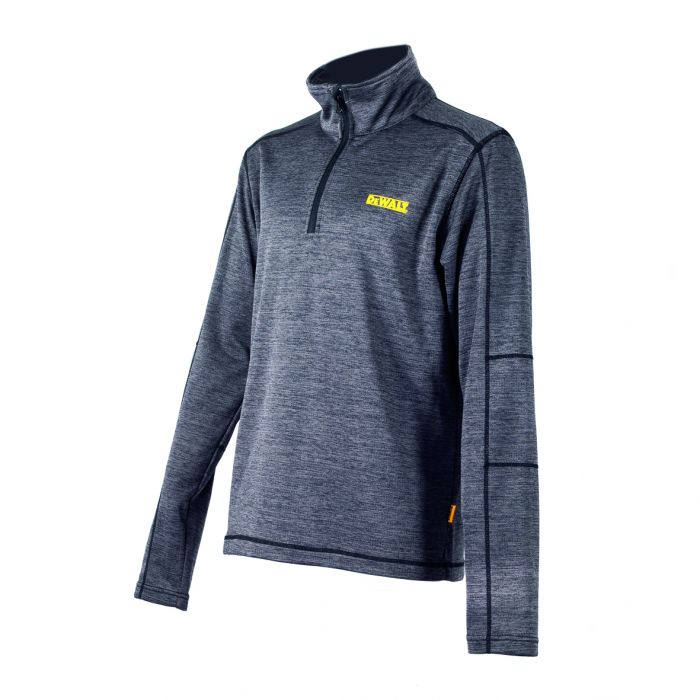 DeWalt Jonesborough Zip Through Mid Layer Fleece - Men's Stretch Polyester with Grid Fleece