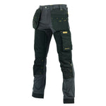 Memphis DeWalt Stretch Trouser - Grey/Black Holster Pocket Slim Fit