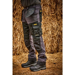 Memphis DeWalt Stretch Trouser - Grey/Black Holster Pocket Slim Fit