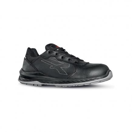 U-POWER SAFETY SHOES LOW NERO ESD S3 CI SRC, BLACK