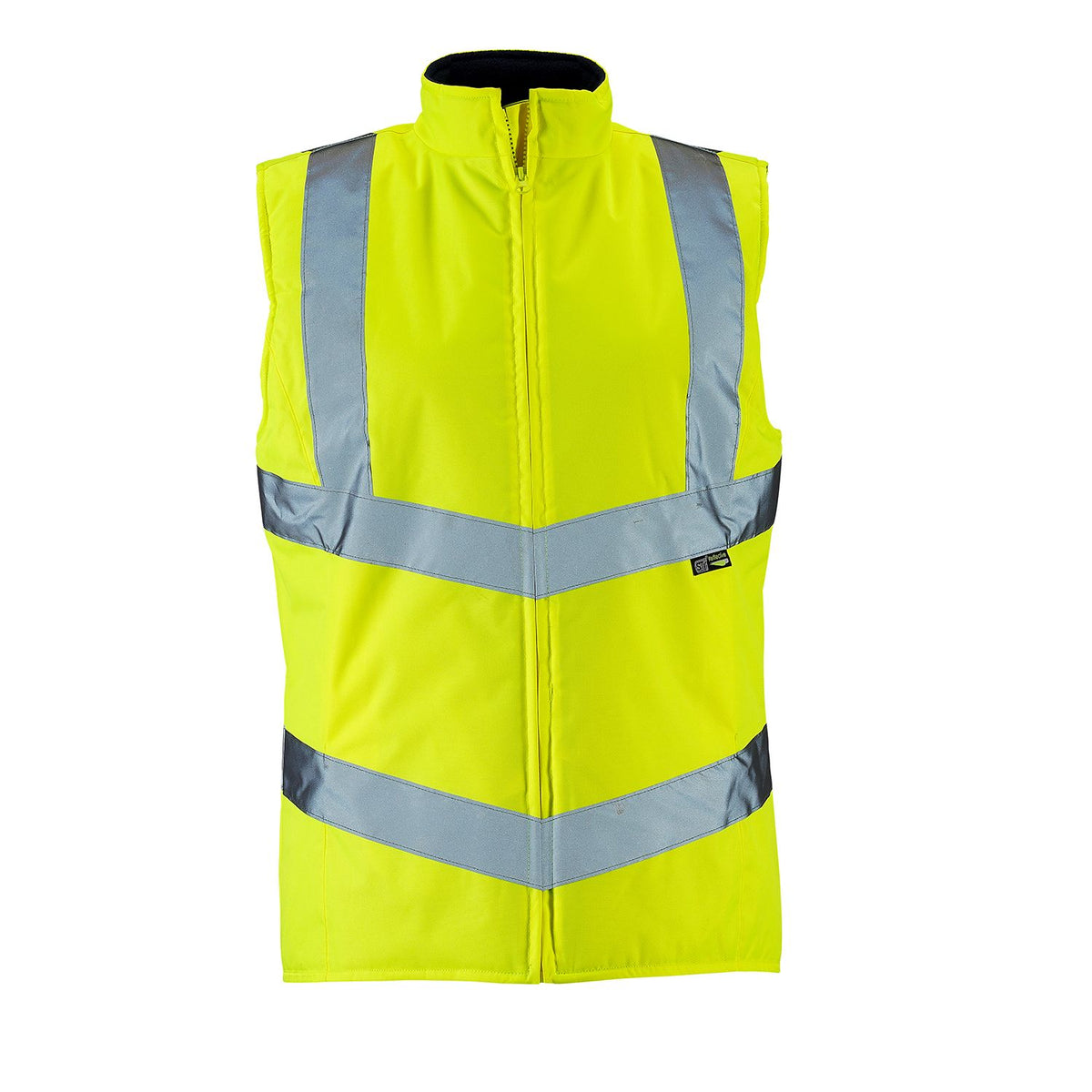 Ladies Anjali Hi-Viz yellow Body Warmer Class 1/2 - High Visibility