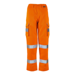 Ladies Hana Hi-Viz orange Combat Trousers Class 1 - High Visibility