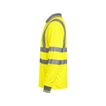 Step Ahead Hi Vis Visibility Long Sleeve Polo Shirts Safety Work-wear