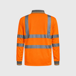 Step Ahead Hi Vis Long Sleeve Polo Shirt EN ISO 20471 – Railway, Construction & Utility Workwear