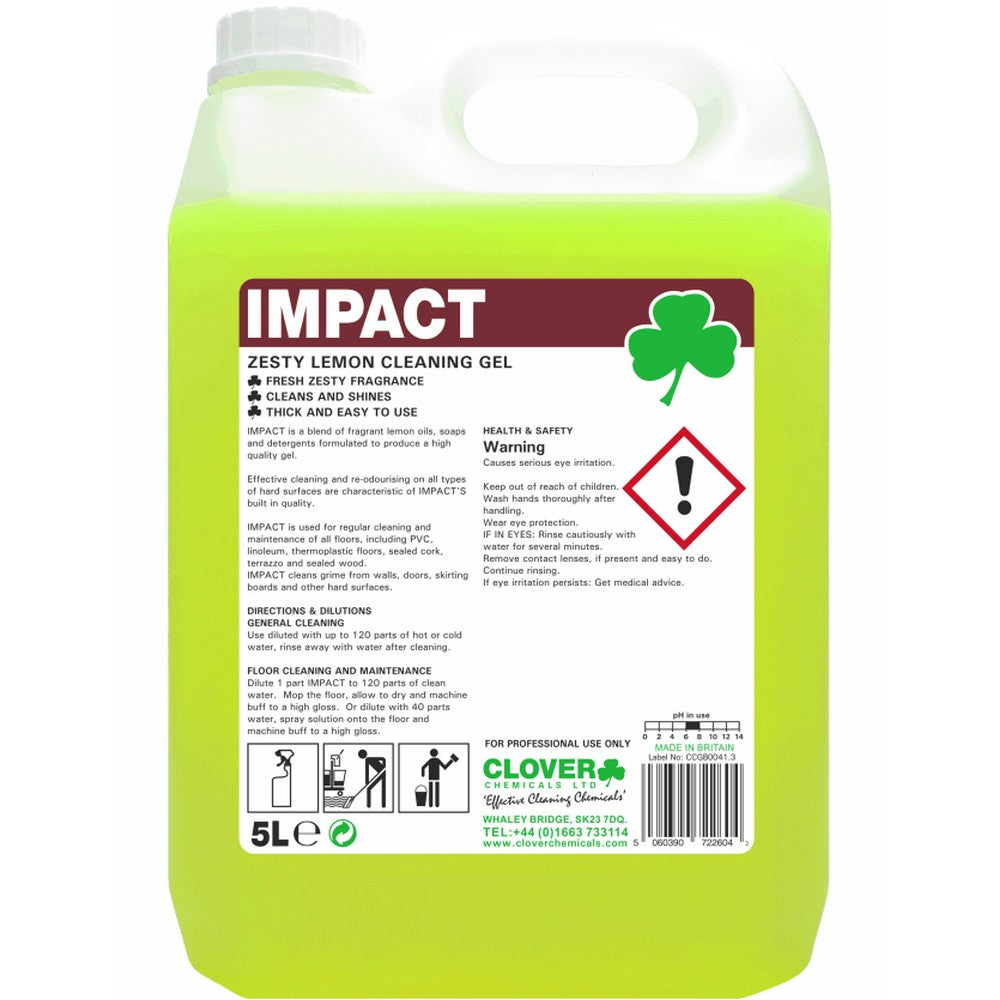 Impact Zesty Lemon Cleaning Gel 5 Litres