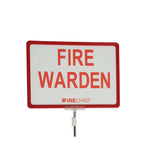 fire marshal warden sign