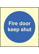 Fire Door - Keep Shut Safety Sign