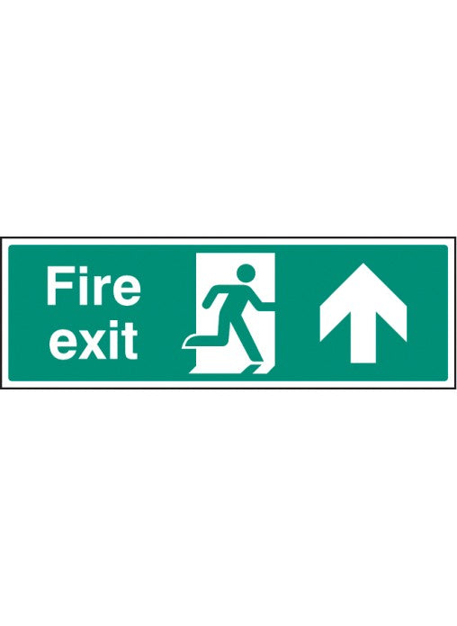 Fire Exit Safety Sign - Straight On