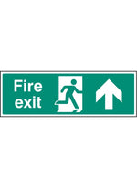 Fire Exit Safety Sign - Straight On