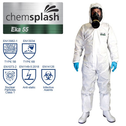 Chemsplash EKA 55 Type 5B/6B Disposable Coverall