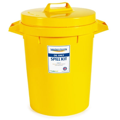 White 80L oil only spill response bin