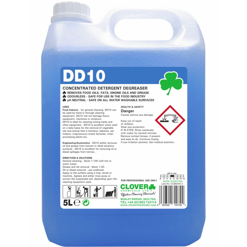 DD10 Detergent Degreaser 5 Litres