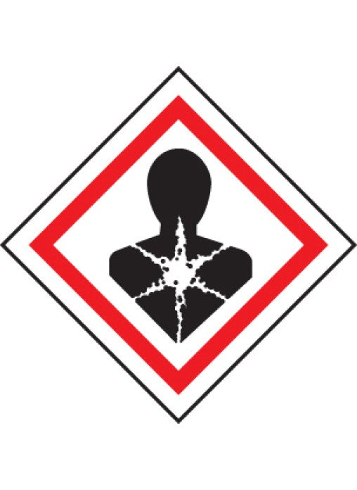 Health Hazard GHS symbol labels sign