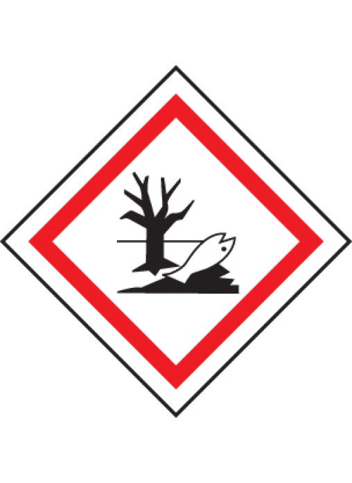 Environmental Hazard GHS symbol labels sign