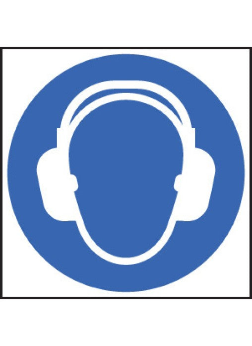 Ear Protection Safety Sign Symbol