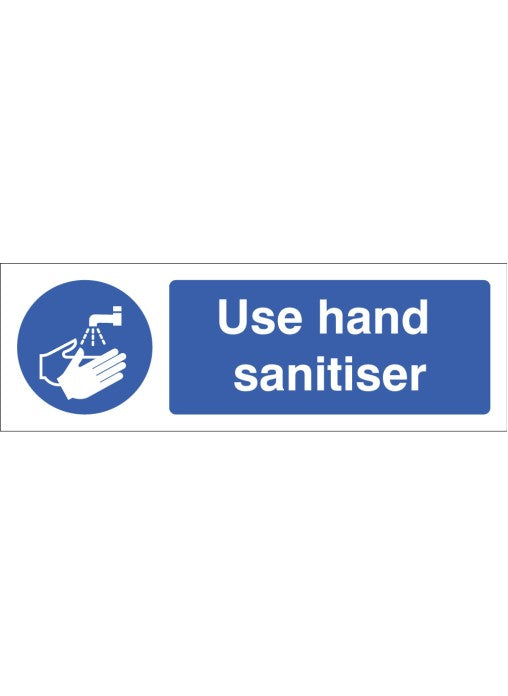 Use Hand Sanitiser Safety Sign