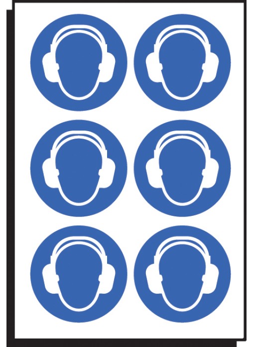Ear Protection Safety Sign Symbol