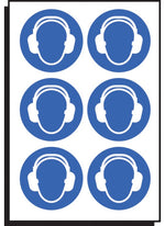 Ear Protection Safety Sign Symbol
